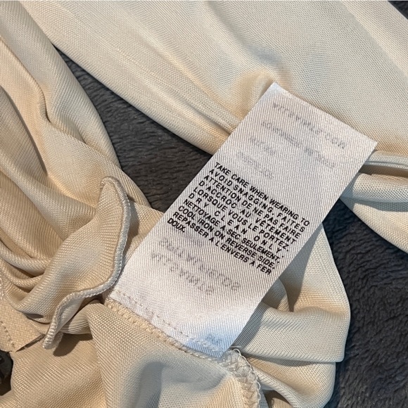 ALLSAINTS NWOT GISELE ROUCHED BODYCON ZIP DRESS - Picture 8 of 16